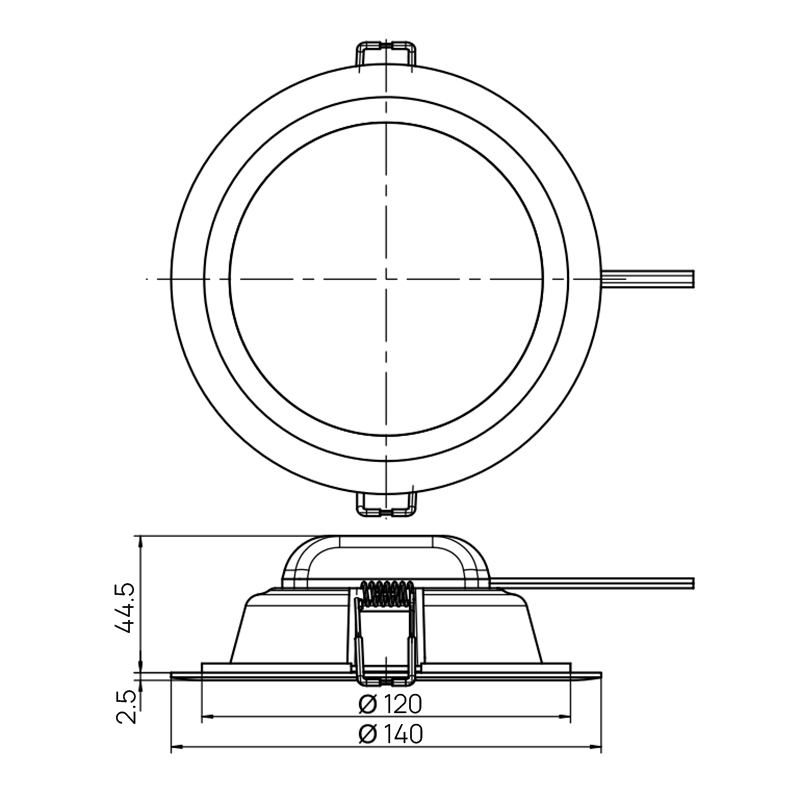 DL-E Ø=140мм